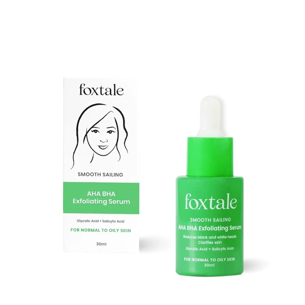 Foxtale 2% Salicylic Acid AHA BHA Exfoliating Serum with Niacinamide, Fights Acne, Reduces Blackheads & Whiteheads, Reduces Excess Oil & Bumpy Texture, For Oily, Acne Prone Skin, Men & Women, 30 ml - INDIA, AUG'2025