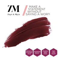 ZM Zayn & Myza Transfer-Proof Power Matte Finish, Liquid Lip Colour, 6 ml - 06 Mystic Mauve