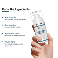 Fixderma 20% Niacinamide Serum for Face for Pore Minimizer with 2.5% Glucosamine & Hyaluronic Acid Serum | Open Pores Serum | Hydrating Serum | Face Serum for Men & Women - 15g