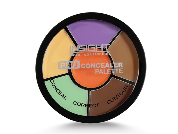 Insight Cosmetics Pro Concealer Palette-Corrector|Conceal |Correct |Contour |WaterProof |Crease Resistance |Long Lasting |Oil Control (CR105-Corrector) 