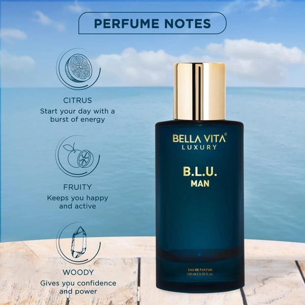 BELLAVITA Luxury B.L.U Man Eau De Parfum Perfume for Men