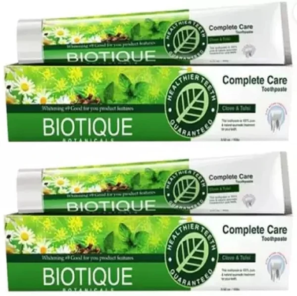 Biotique Micro Clove Action Toothpaste - For Teeth Whitening - 140gm (Pack of 2) Toothpaste (280 g, Pack of 2)