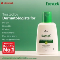 Elovera Lotion with Aloe Vera & Vitamin E, Intense Moisturising Formula, Hydrates, Lightens Blemishes and Makes Skin Soft and Healthy, Non-Greasy, 150 ml - INDIA