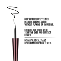 Colorbar Waterproof Liquid Eyeliner Finish - Black, 2.5ml - Sep'2026