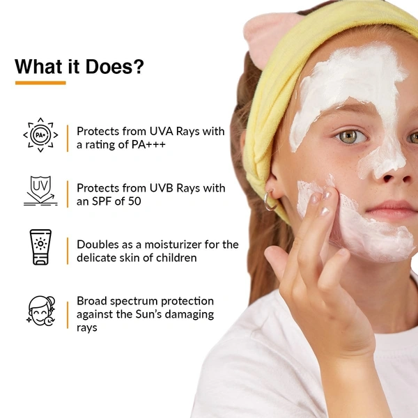 Fixderma Shadow Sunscreen SPF 30+ Lotion for Kids PA+++ | Sunscreen for Sensitive Skin,Sunscreen for Body & Face | Broad Spectrum Sunscreen for UVA & UVB Protection,Non Greasy & Water Resistant - 75g