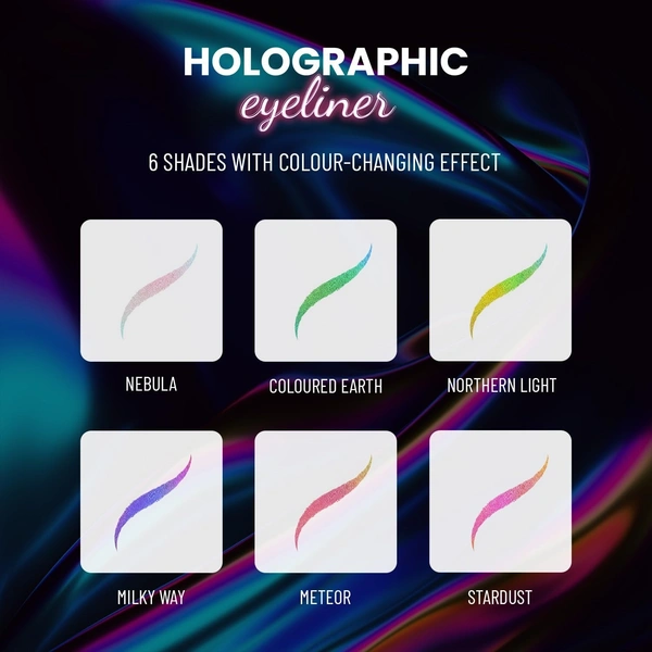 Swiss Beauty Holographic Shimmery Eyeliner  - Nebula