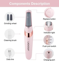 Electric Callus Remover for Feet, Foot Scrubber for Dead Skin, Pedicure Kit for Women for Foot, Pedicure Machine, Dead Skin Remover, Foot Scrubber, Pedicure Tools for Feet, Foot Scrubber for Dead Skin