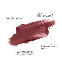 ZM Zayn & Myza Transfer-Proof Power Matte Finish, Liquid Lip Colour, 6 ml - 02 Royal Maroon