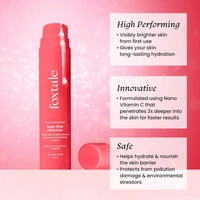 Foxtale Vitamin C Super Glow Moisturizer with Niacinamide, Squalene for Instant Brightening, Hydration & Glowing Skin | Reduces Dark Spots, Uneven Skin Tone, Pigmentation Women, Men - 50ml