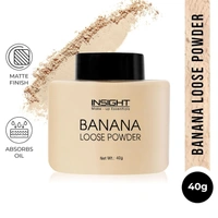 Insight Banana Loose Powder |Make Up Setting Powder |Provides Long-lasting Coverage |Reduces Shine|Loose Powder(Banana Powder) 