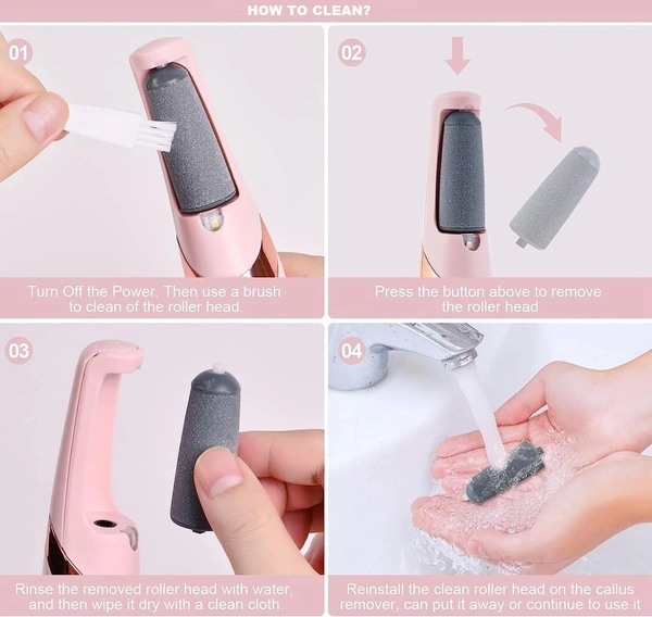 Electric Callus Remover for Feet, Foot Scrubber for Dead Skin, Pedicure Kit for Women for Foot, Pedicure Machine, Dead Skin Remover, Foot Scrubber, Pedicure Tools for Feet, Foot Scrubber for Dead Skin