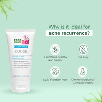 SEBAMED Clear Face Care Gel | pH 5.5 |Non-sticky Moisturizer with Hyaluronic acid, Aloe Vera | Dermatologically & clinically tested | 50ml