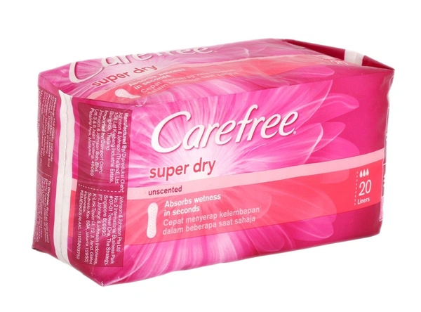 Carefree® Super Dry Panty Liners, 20 Count