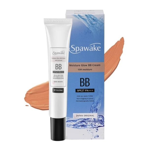 Spawake Moisture Glow Natural Bb Cream ,Spf27/Pa+++,All Skin Types - 02 Natural Beige