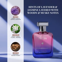 Just Herbs Refreshing Balsam Breeze EDP Perfume for Men Long Lasting Fragrance - 50 ml