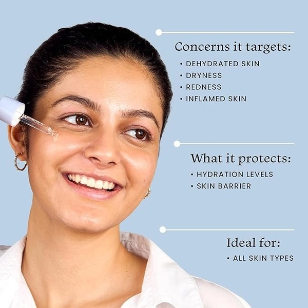 Foxtale FoxTale Hyaluronic Acid Serum For Plump,Glowing Skin With Vitamin B5,Betaine|Intense 24-Hour Hydration,Brightening|Reduction In Fine Lines&Inflammation|For Dry,Sensitive Skin|Men&Women - 30 Ml - INDIA, MARCH'2026