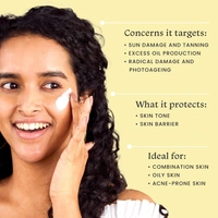 Foxtale Niacinamide Matte Sunscreen SPF 70+ PA++++ | No White Cast | Non Greasy | Prevents Tanning | UVA/UVB Protection | Lightweight | Men & Women | For Normal to Oily Skin | 50 ml - INDIA