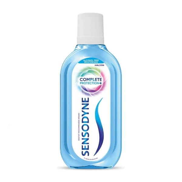 Sensodyne Mouthwash Complete Protection+, All in One Mouth Wash for Sensitivity Protection, Strong teeth and lasting freshness, Pack of 250ml