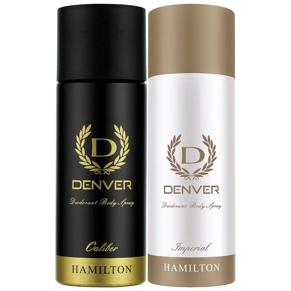 DENVER Caliber Deo + Imperial Deo - 165ML Each (Combo Pack of 2)