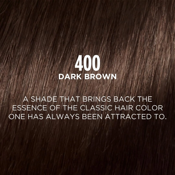L'oreal Paris Casting Creme Gloss Hair Color , 87.5g+72ml-Dark Brown 400