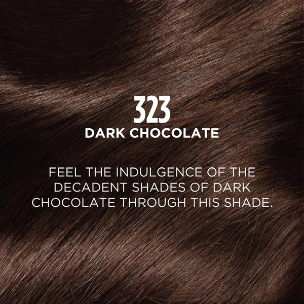 L'oreal Paris L'Oreal Paris Casting Creme Gloss Hair Color , 87.5g+72ml-Dark Chocolate 323