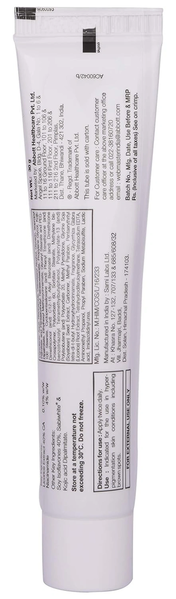 Abbott Melaglow Skin Brightening and Lightening Cream