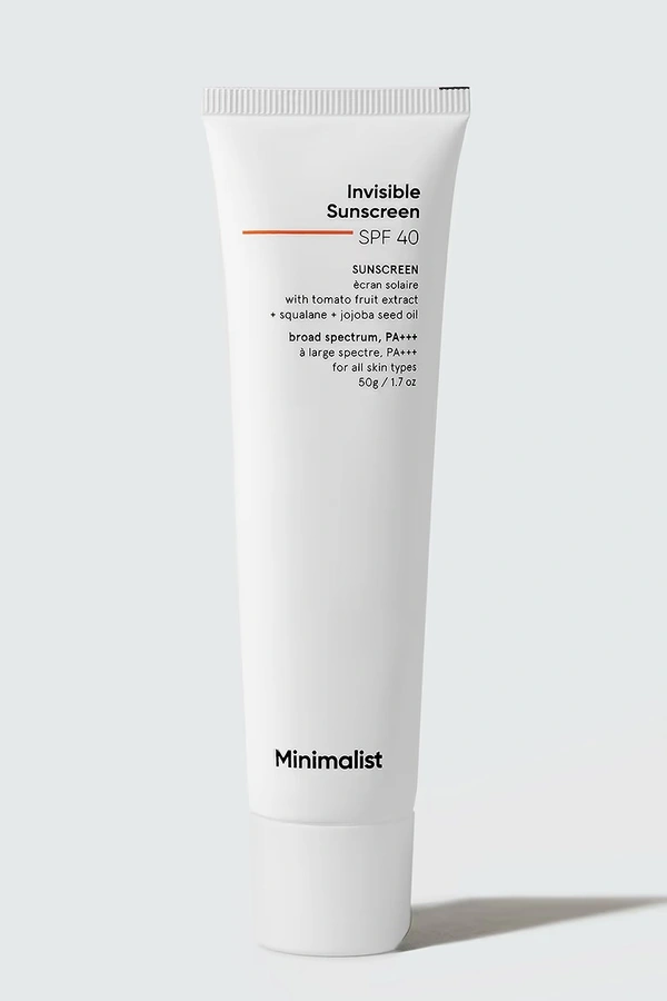 Minimalist Invisible Sunscreen SPF40
