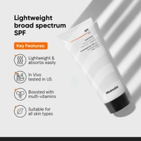 Minimalist Sunscreen SPF 50 PA++++ | Clinically Tested in US (In-Vivo) | Lightweight with Multi-Vitamins | No White Cast | Broad Spectrum Niacinamide Sunscreen For Oily Skin, Dry Skin | For Women & Men | 50g