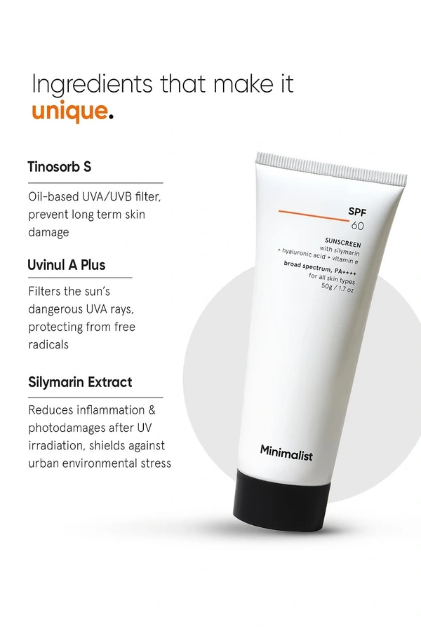 Minimalist SPF 60 Sunscreen