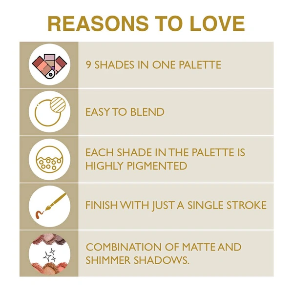 INSIGHT PRO FESSIONAL  Eyeshadow Palette  - Rose gold