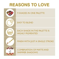 INSIGHT PRO FESSIONAL  Eyeshadow Palette  - BROWN
