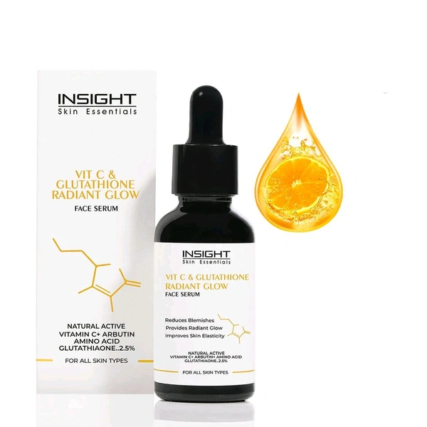 INSIGHT  VIT C & GLUTATHIONE RADIANT GLOW FACE SERUM 