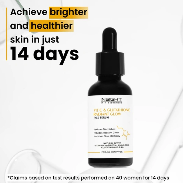 INSIGHT  VIT C & GLUTATHIONE RADIANT GLOW FACE SERUM 