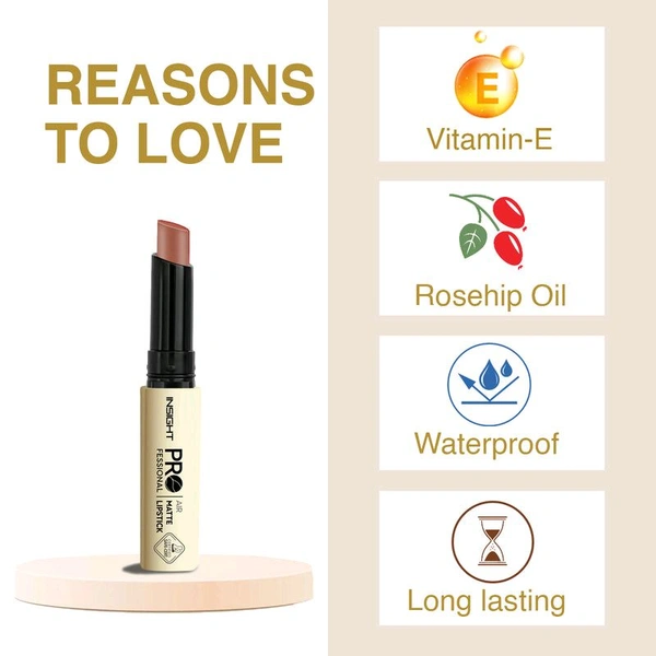 Insight Professional Air Matte Non-Transfer Lipstick - 11-Maleficent, INDIA