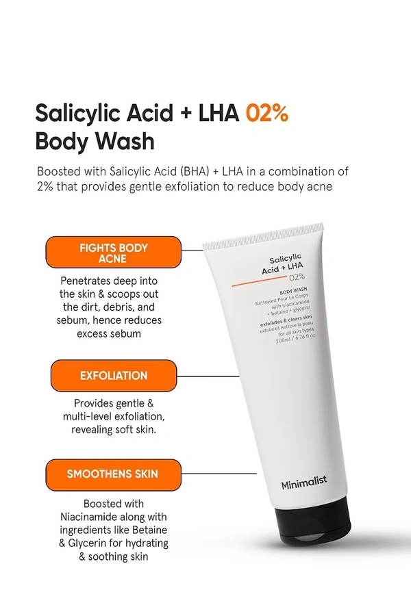 Minimalist Salicylic Acid 2% Body Wash
