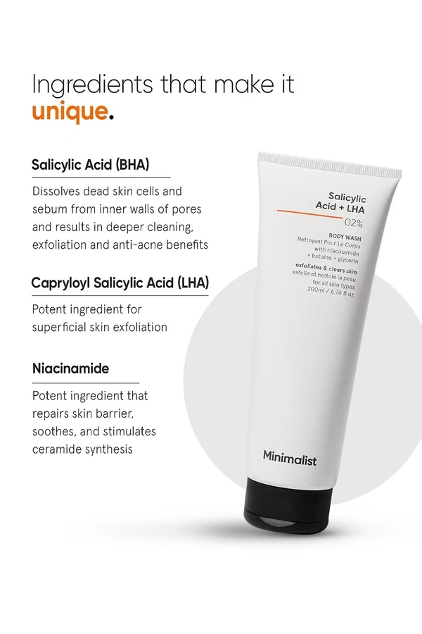 Minimalist Salicylic Acid 2% Body Wash