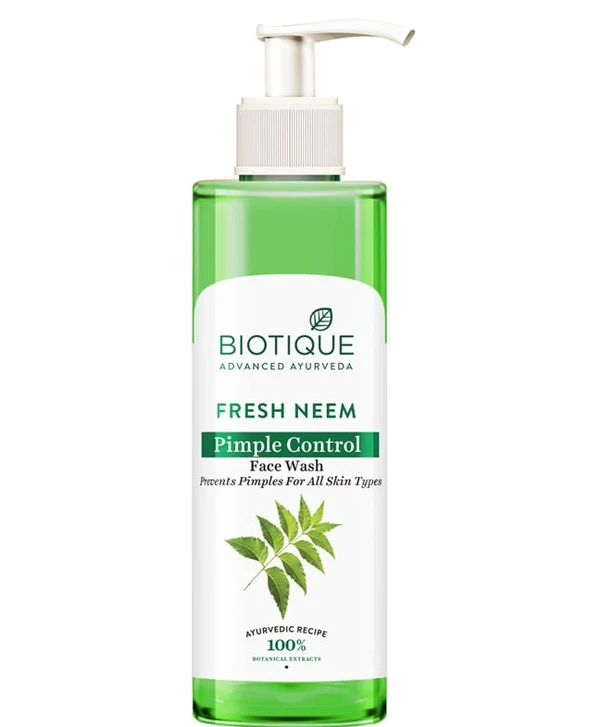 Biotique Fresh Neem Pimple Control Face Wash - 200ml