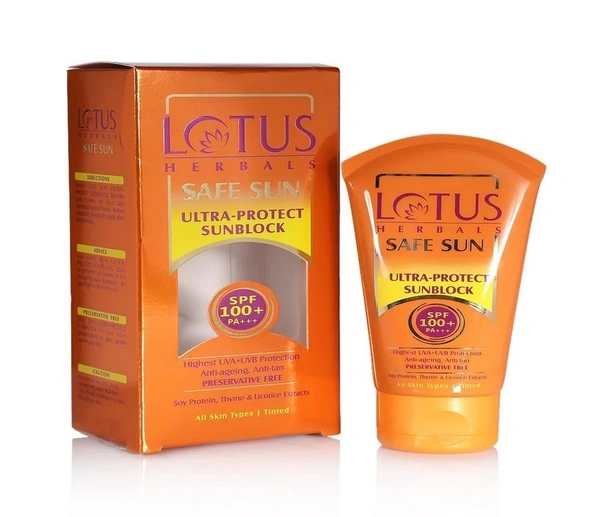 Lotus Herbals Safe Sun Ultra Protect Sunscreen SPF 100+ PA+++