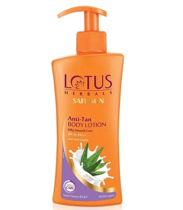 Lotus Herbals Safe Sun Anti-Tan Body Lotion SPF 25 PA+++