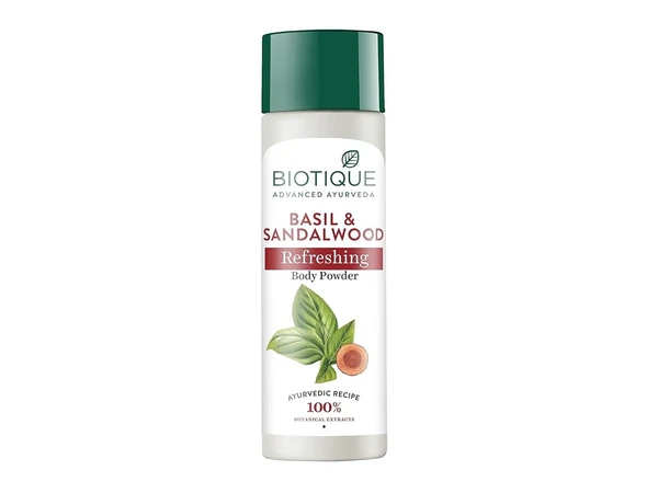 Biotique Basil And Sandalwood Refreshing Body Powder ,150G