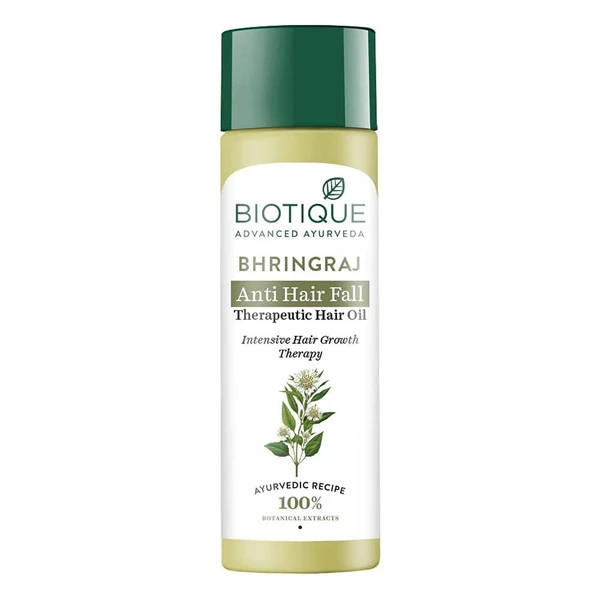 Biotique Bhringraj Therapeutic Hair Oil for Falling Hair , Intensive Hair Regrowth Treatment - 100ml