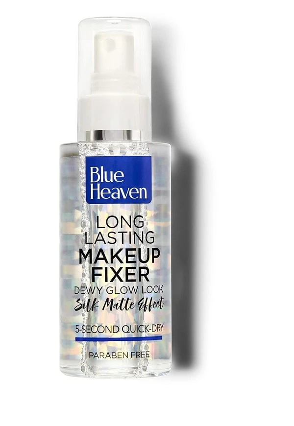 BLUE HEAVEN Blue Heaven Long Lasting Makeup Fixer spray | With Aloe Vera and Vitamin E | make up fixer spray for women, Transparent, 115 ml