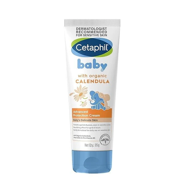 CETAPHIL Cetaphil Baby Cream, Face & Body Moisturizing Cream with Organic Calendula 85g