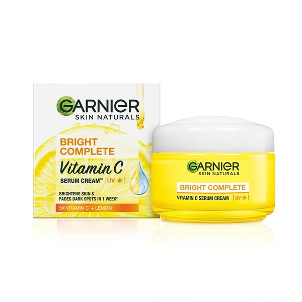 GARNIER Garnier Skin Naturals, Day Cream, Brightening and with Sun Protection, Bright Complete, 45 g