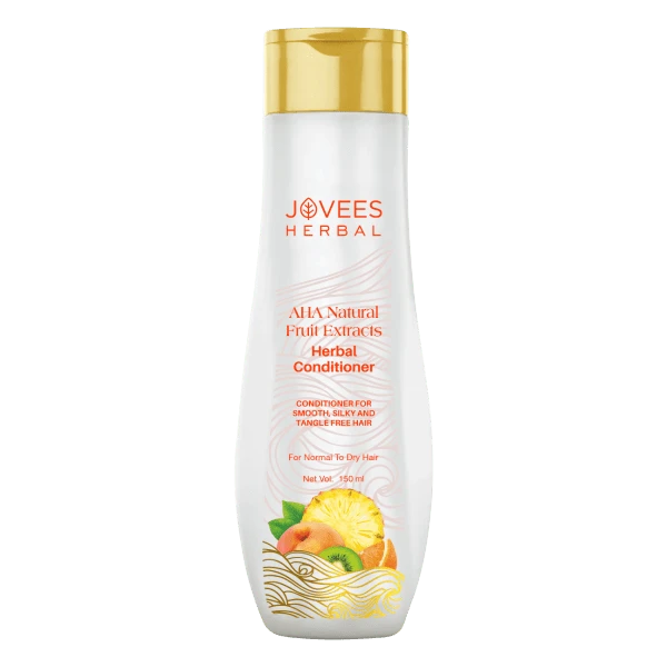 JOVEES HERBAL Jovees Herbal AHA Natural Fruit Extracts Conditioner | Gives Smooth, Silky And Tangle Free Hair
