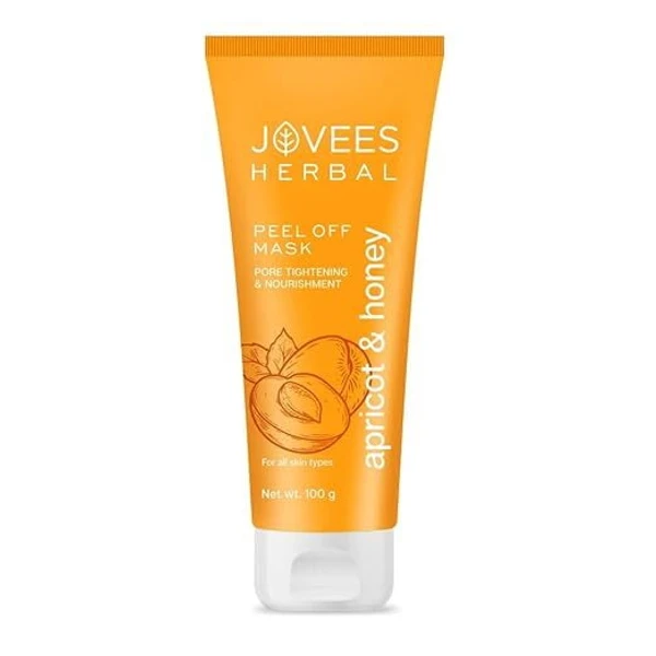 JOVEES HERBAL Jovees Herbal Apricot & Honey Peel Off Mask For Pore Tightening and Skin Nourishment 100g