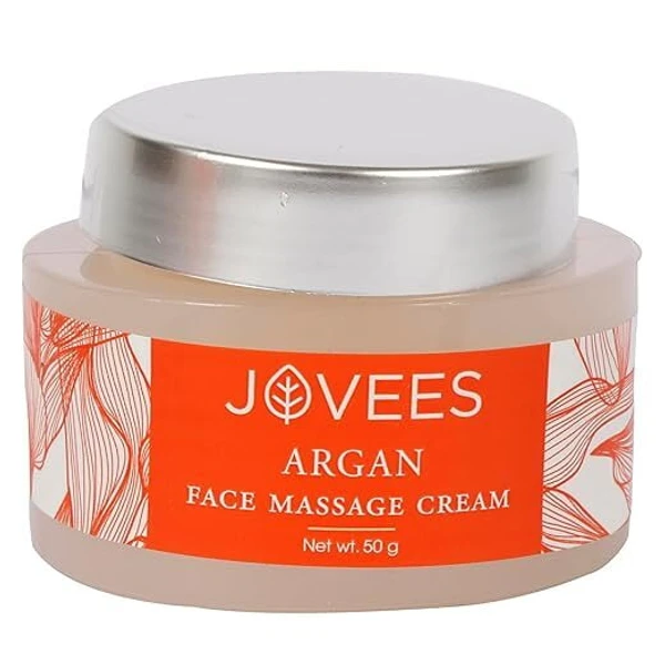JOVEES HERBAL Jovees Herbal Argan Oil Face Massage Cream With Papaya Enzyme For Normal To Dry Skin 50G