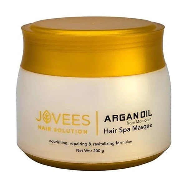 JOVEES HERBAL Jovees Herbal Argan Oil Hair Spa Mask for Dry and Fizzy Hair | Controls Hair fall 200g