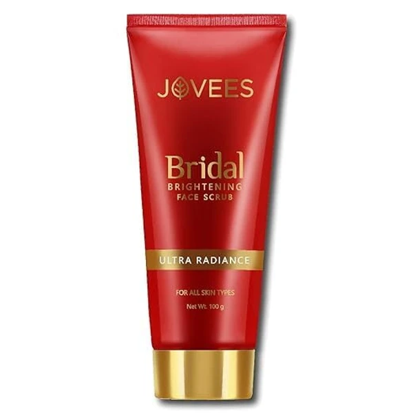 JOVEES HERBAL Jovees Herbal Bridal Brightening Face Scrub With Turmeric, Honey & Pearl Millet Flour 100g