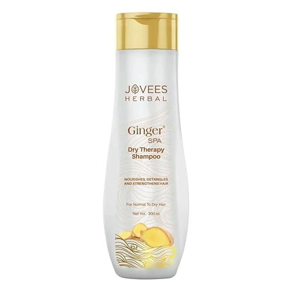 JOVEES HERBAL Jovees Herbal Ginger Spa Dry Therapy Shampoo | Nourishes, Detangles and Strengthens Hair 300ml